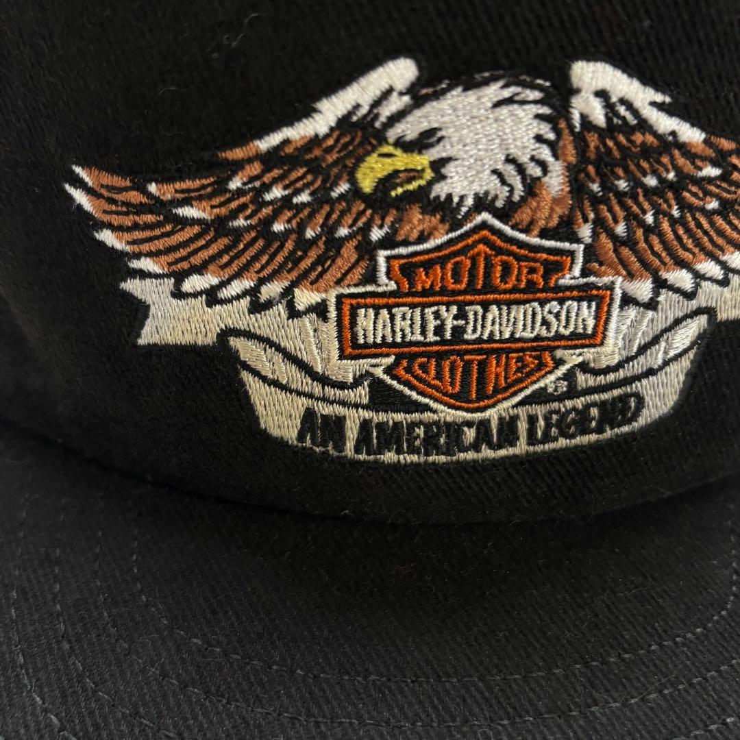ビンテージ ハーレーダビッドソン キャップ イーグル アメリカ製 帽子 ハーレー