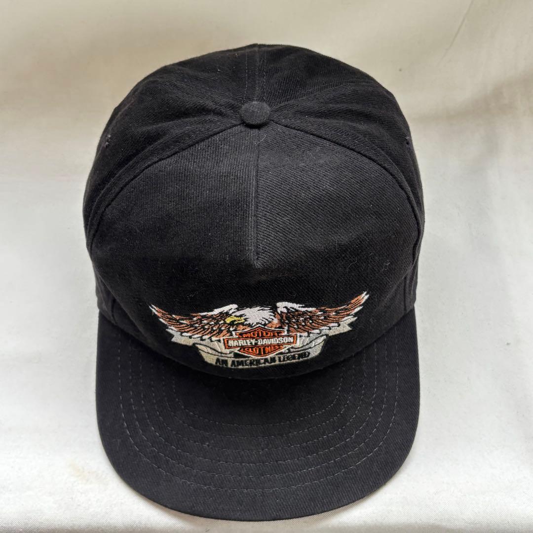 ビンテージ ハーレーダビッドソン キャップ イーグル アメリカ製 帽子 ハーレー