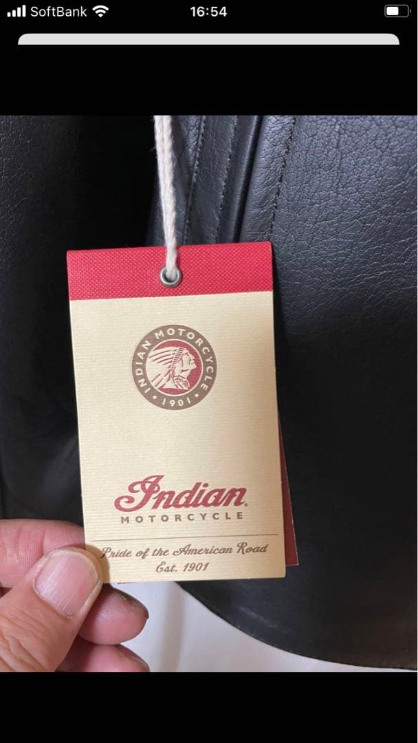インディアンモーターサイクル　レザーフリーウェイジャケット　タグ付き未使用に近い