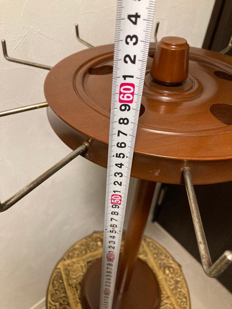 ネクタイ　アクセサリー　キャップ　小物 ディスプレイラック 木製