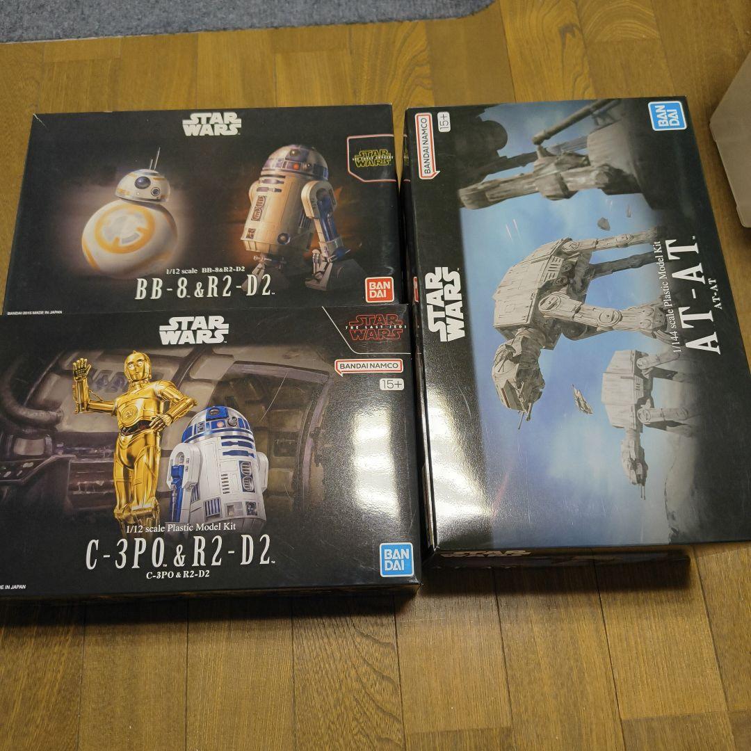 【新品未組立】バンダイ スターウォーズ プラモデル　３個セット