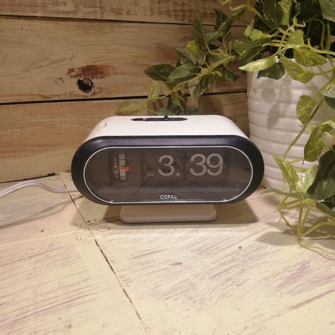 M♦希少 良品 COPAL フリップ時計 パタパタ時計　昭和レトロ