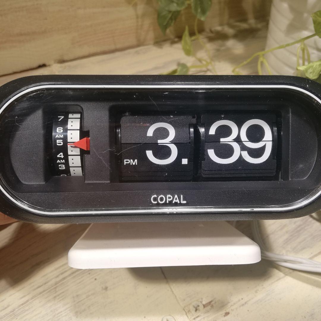 M♦希少 良品 COPAL フリップ時計 パタパタ時計　昭和レトロ