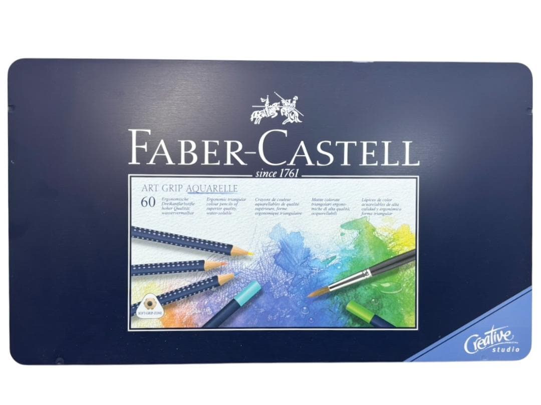 【未使用】ファーバーカステル　アートグリップ 水彩 色鉛筆 60色セット