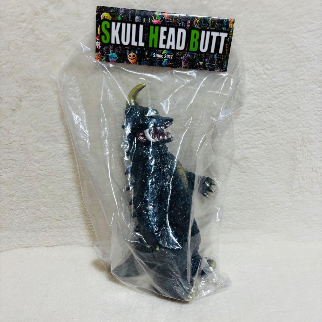 【未開封】マーミット ソフビ スカルヘッドバッド ニセザゴラ 黒成型