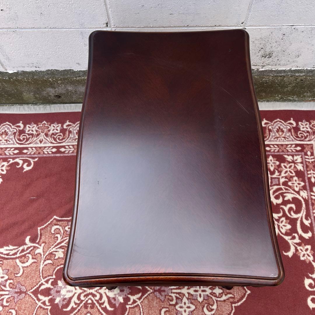 maruni マルニ家具◾️猫脚デザイン 木製サイドテーブル コーヒーテーブル