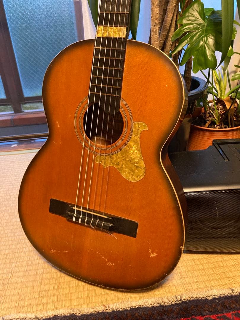 PIASTERE GUITER No.354 総単板？クラシックギター 50年代