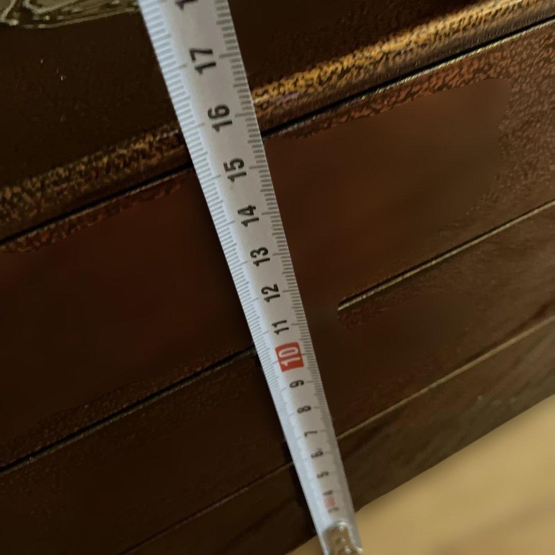 竹模様のブラウン重箱