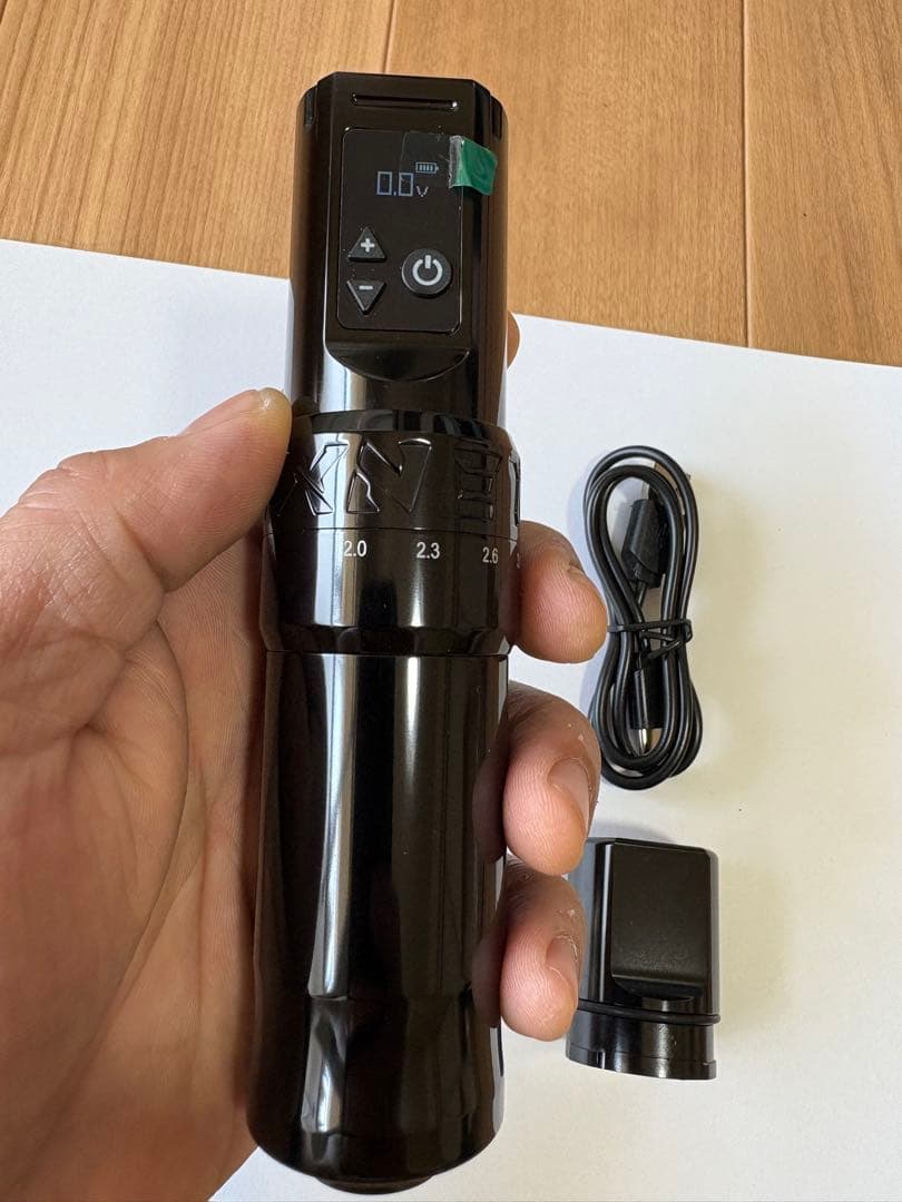 X net ワイヤレスタトゥーマシン　Wireless tattoo pen