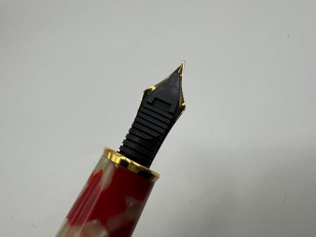 専用 PLATINUM プラチナ 万年筆 3776 セルロイド 金魚 14K