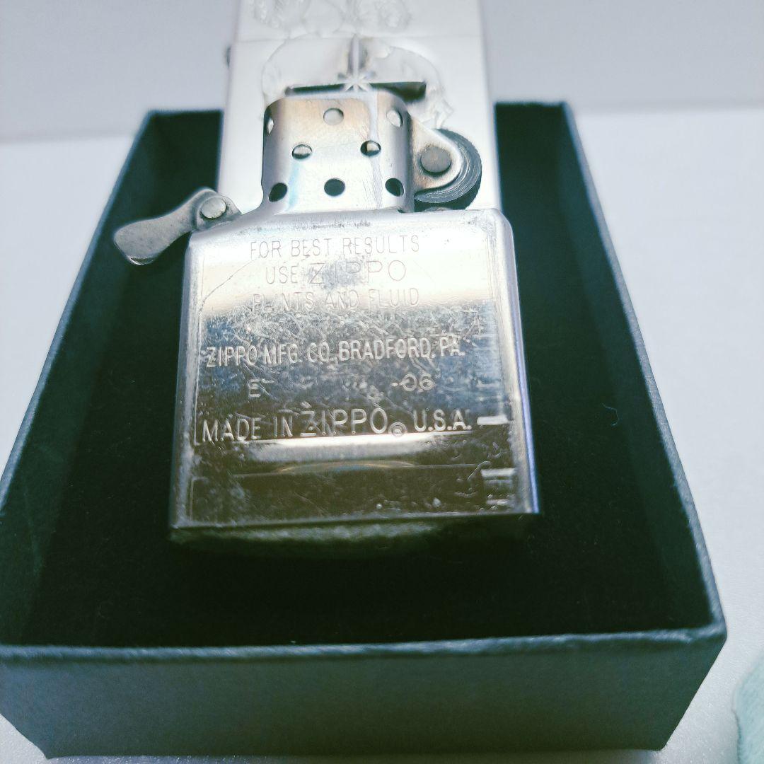 ZIPPO silver 十字架 スカル 蝶々 写真を追加