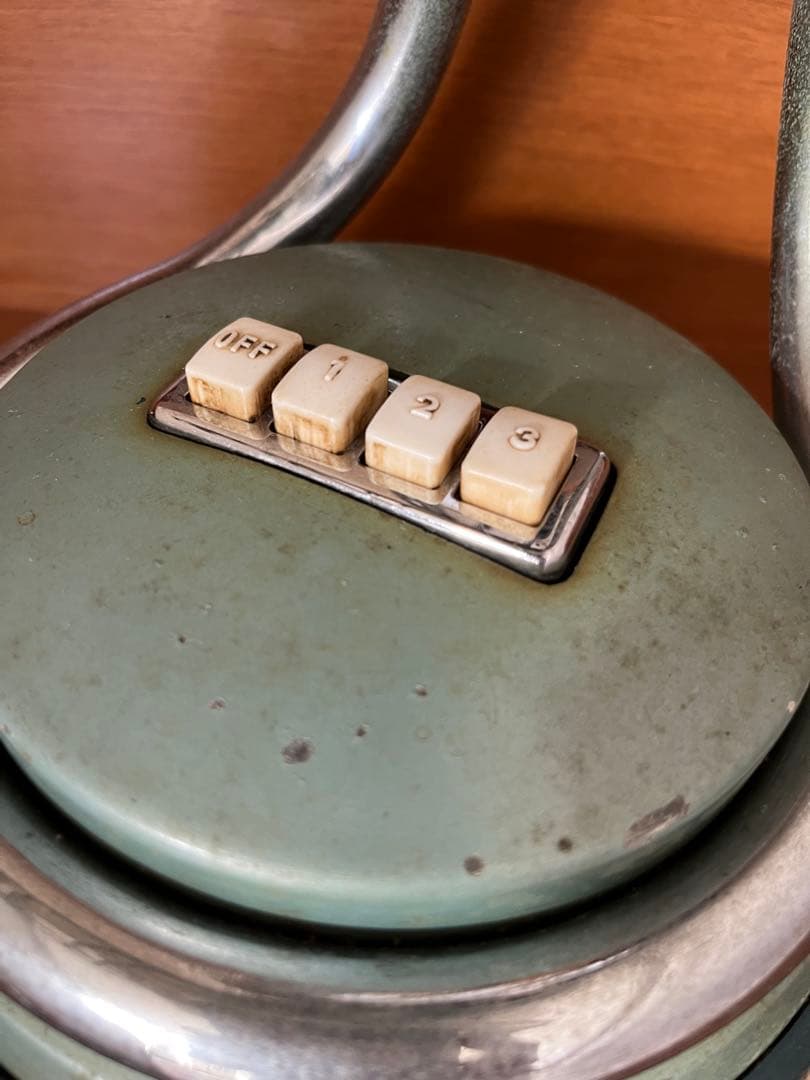 【希少】MITSUBISHI DM-12LE シルバーグリーン 三菱 高級扇風機