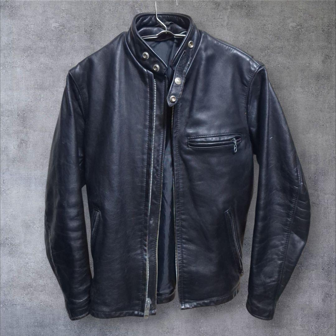Schott 641 シングルライダースジャケット レザー ショット 革ジャン