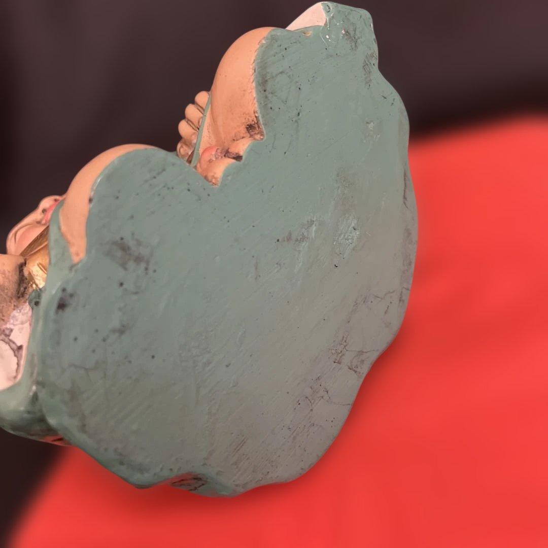 仙台四郎　置物　陶器　オブジェ　縁起物　福の神　招福