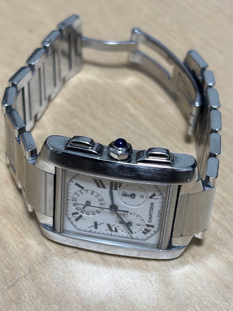 ◾️大幅値下げ◾️カルティエ タンクフランセーズXL クロノリフレックス◾️不動美品■