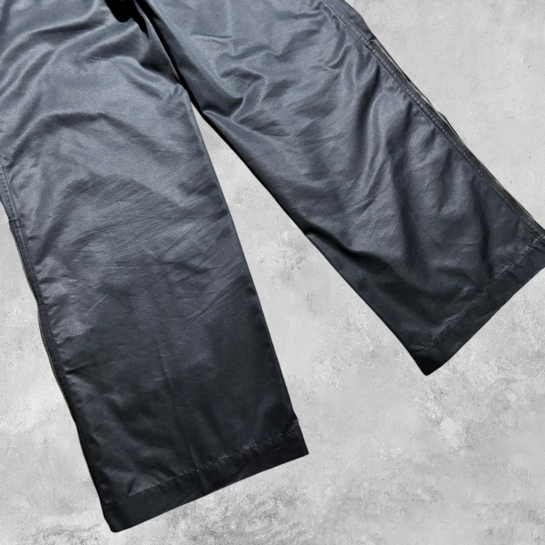 Y-3 サイドジップワイドパンツ ネイビー Yohji yamamoto