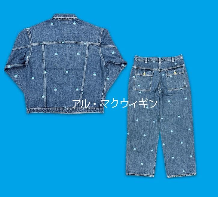 【Lサイズ】ドラクエ×エドウィン コラボ デニム セットアップ/アウトレット限定