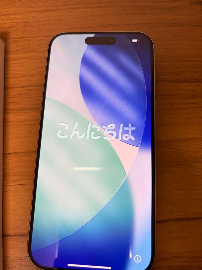 【お値下げ】iPhone15pro 128GB Simフリー ホワイトチタニウム