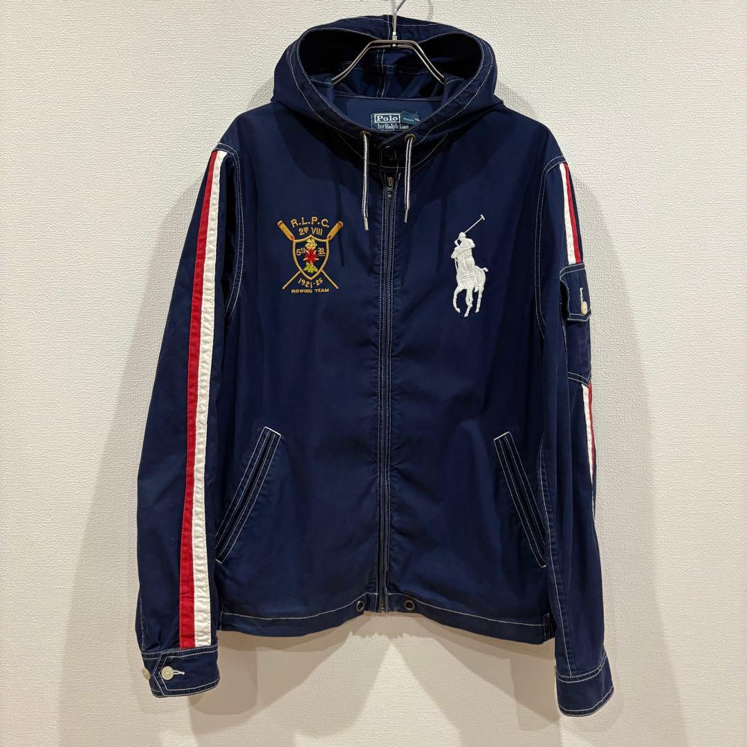 Polo Ralph ネイビー ラルフローレン ビッグポニーフード　ジャケット