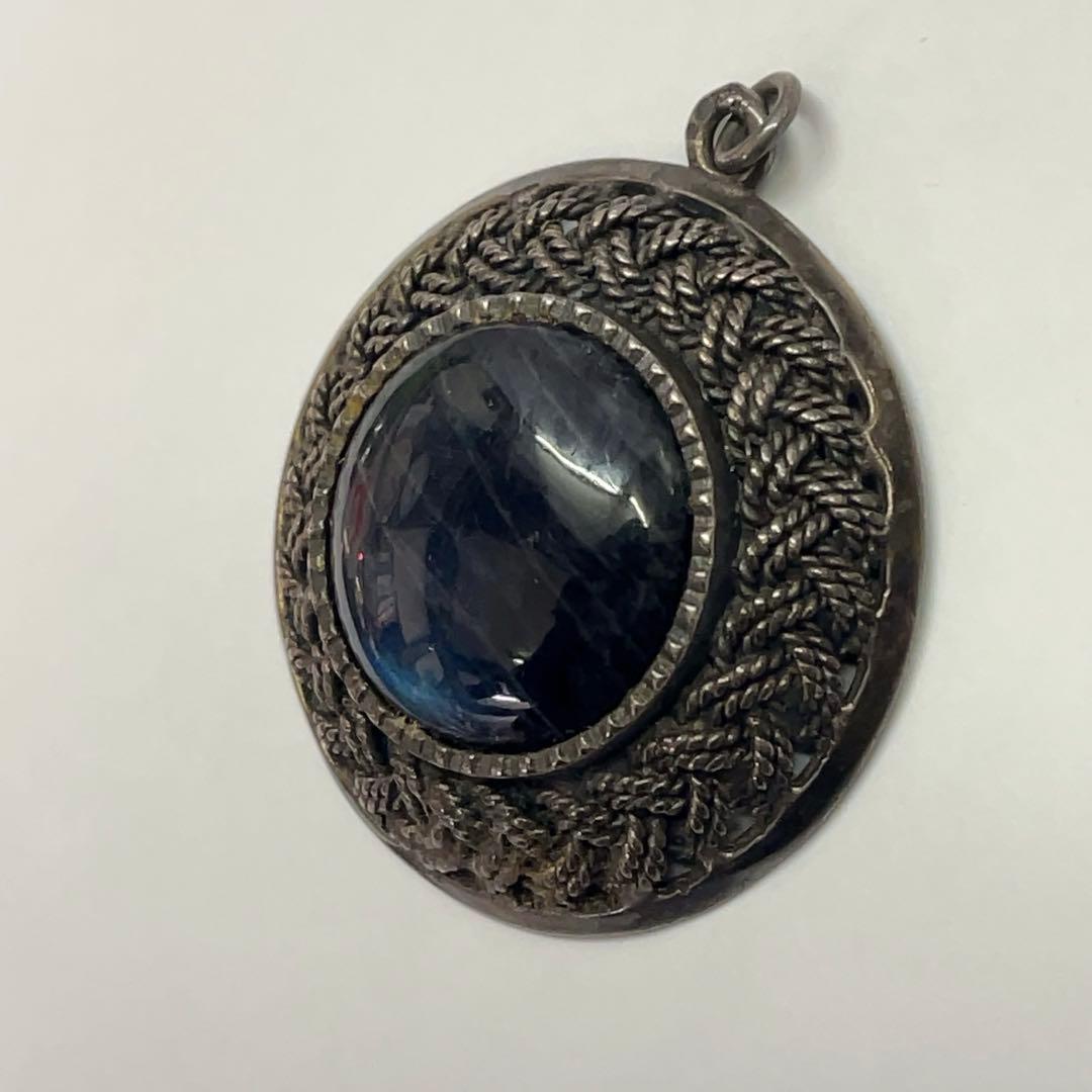 北欧 サルパネバ ムーンストーン シルバー ペンタント ネックレストップ