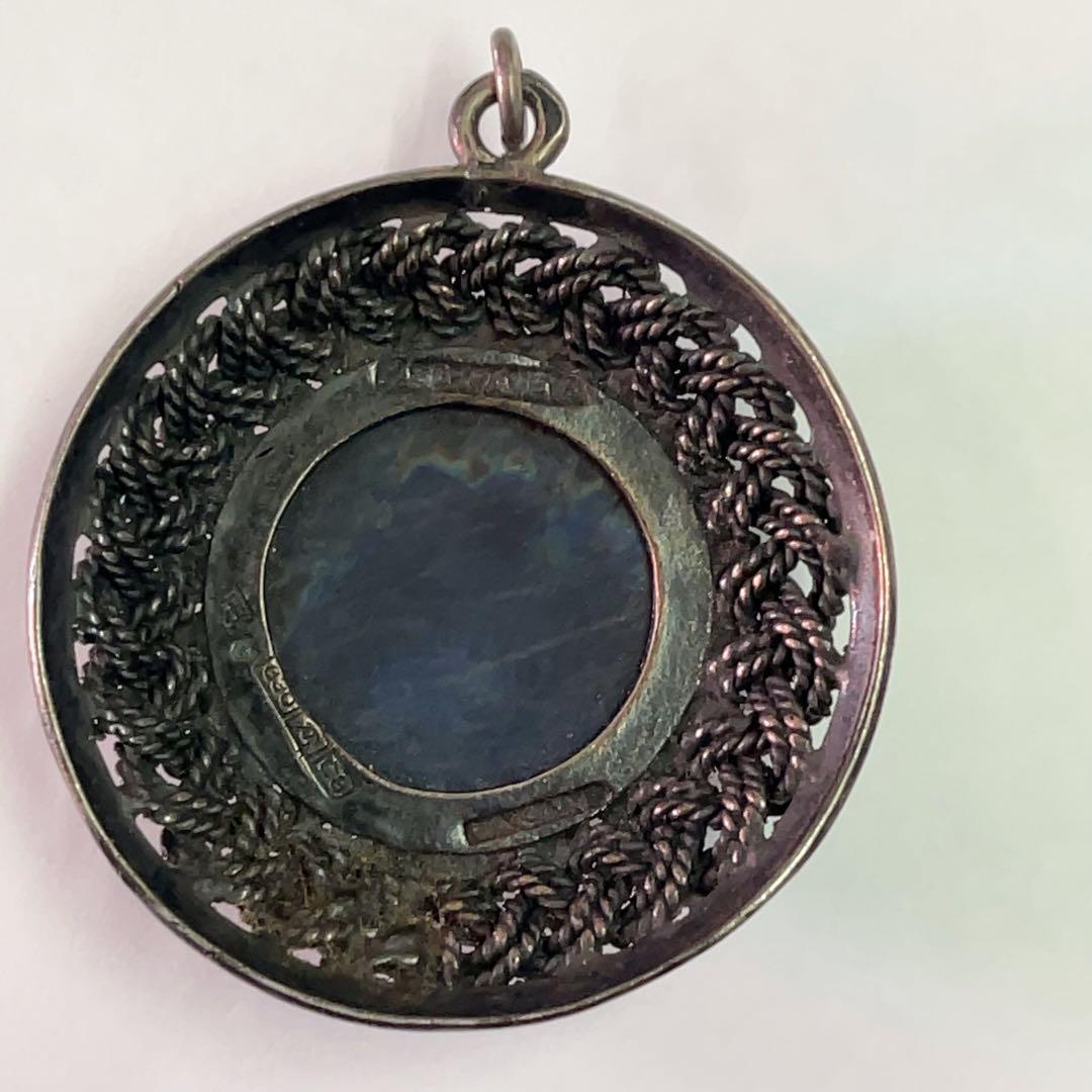 北欧 サルパネバ ムーンストーン シルバー ペンタント ネックレストップ