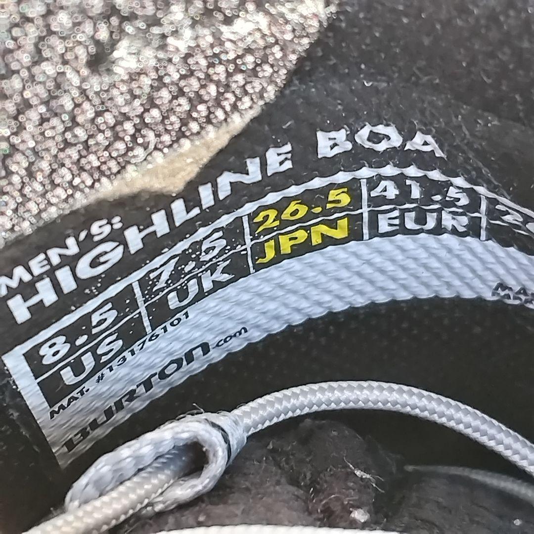 暁*様 Burton スノーボードブーツ ブラック、HIGHLINE-BOA26