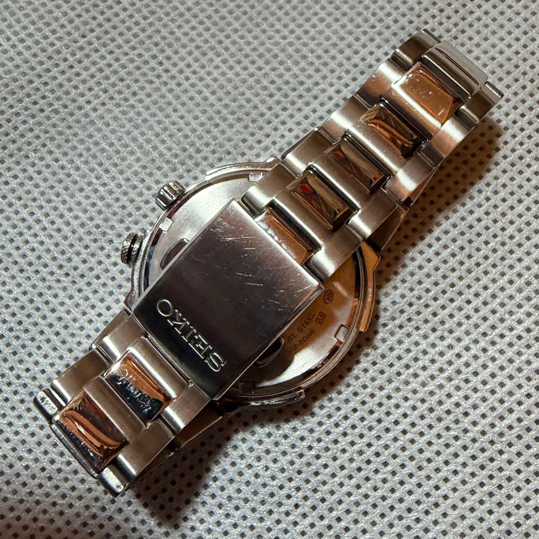 SEIKO セイコー アルピニスト似 ブラック文字盤 クォーツ 中古品