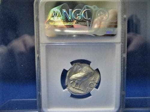 古代アテネ テトラドラクマ銀貨／アテナとフクロウ／NGC鑑定済の本物保証
