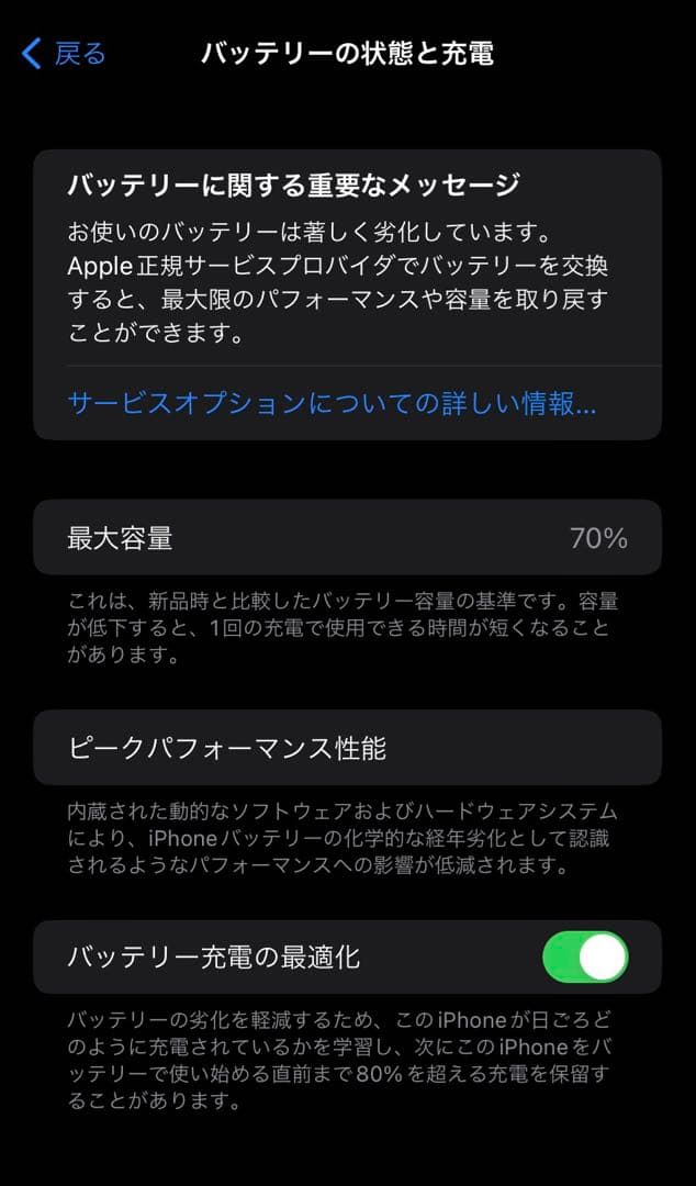 Apple iPhone 11 64GB ブラック 画面不良