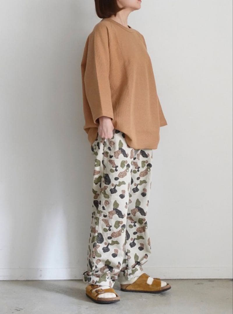 ichi Antiquites CAMO Chino Pants イチ カモフラ