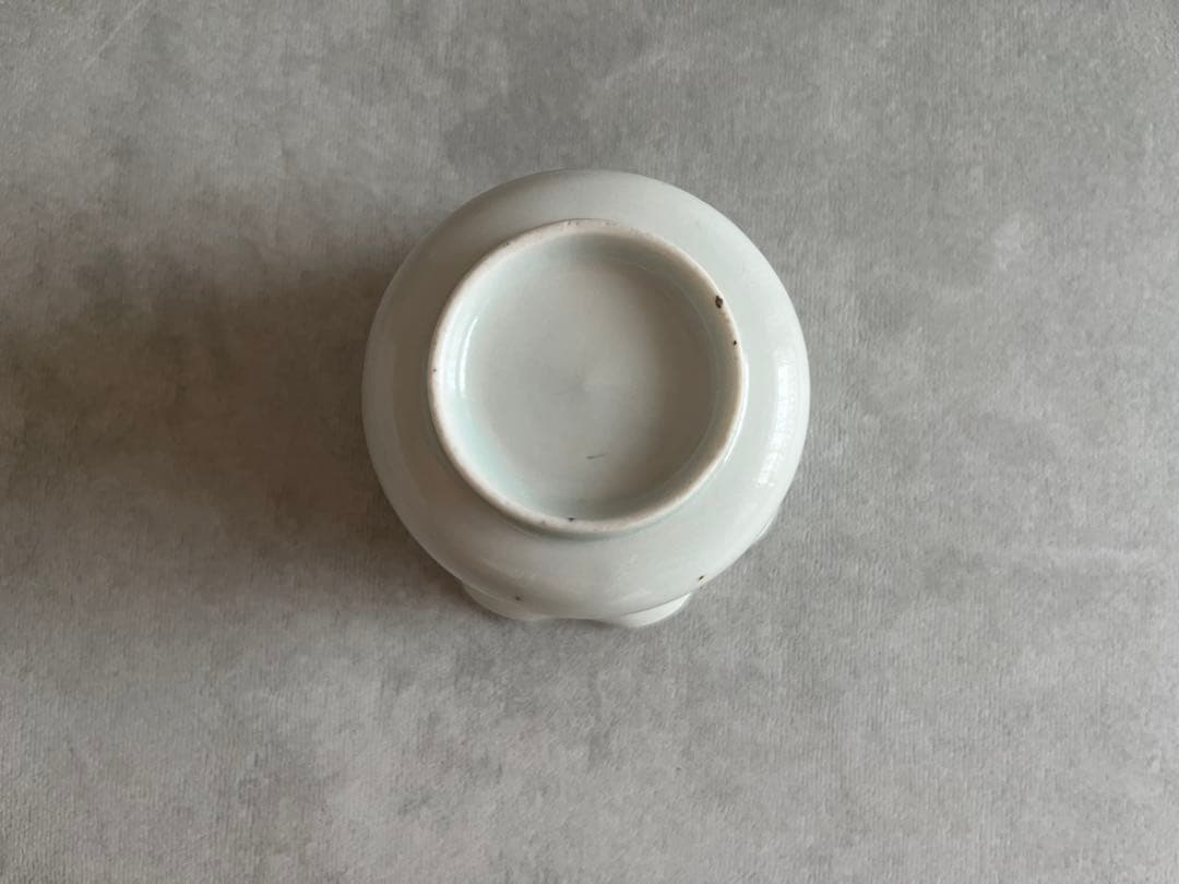 江戸中期 古伊万里 白磁 輪花 向付 2客セット