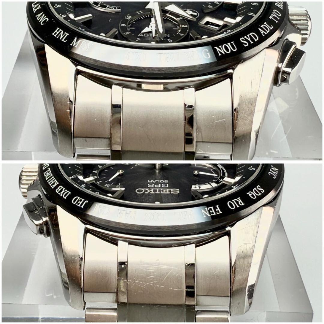 稼働 セイコー 腕時計 GPSソーラー セラミック アストロン ワールドタイム