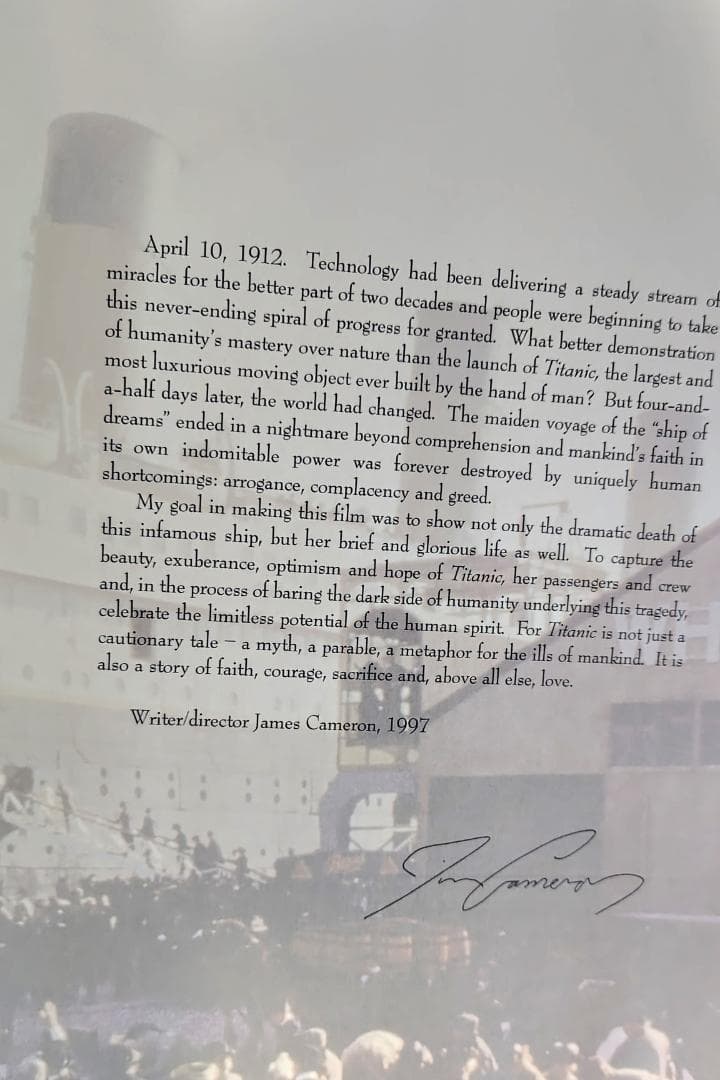 【激レア/関係者のみ配布非売品】映画タイタニック ヒット記念パーティ・ノベルティ