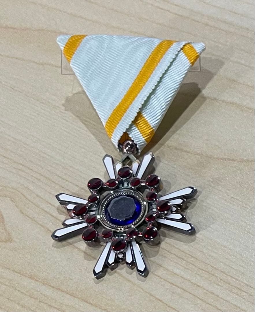 勲章 徽章 記章 日本赤十字社 旧日本軍 従軍記章 勲七等青色桐葉章 レトロ関係