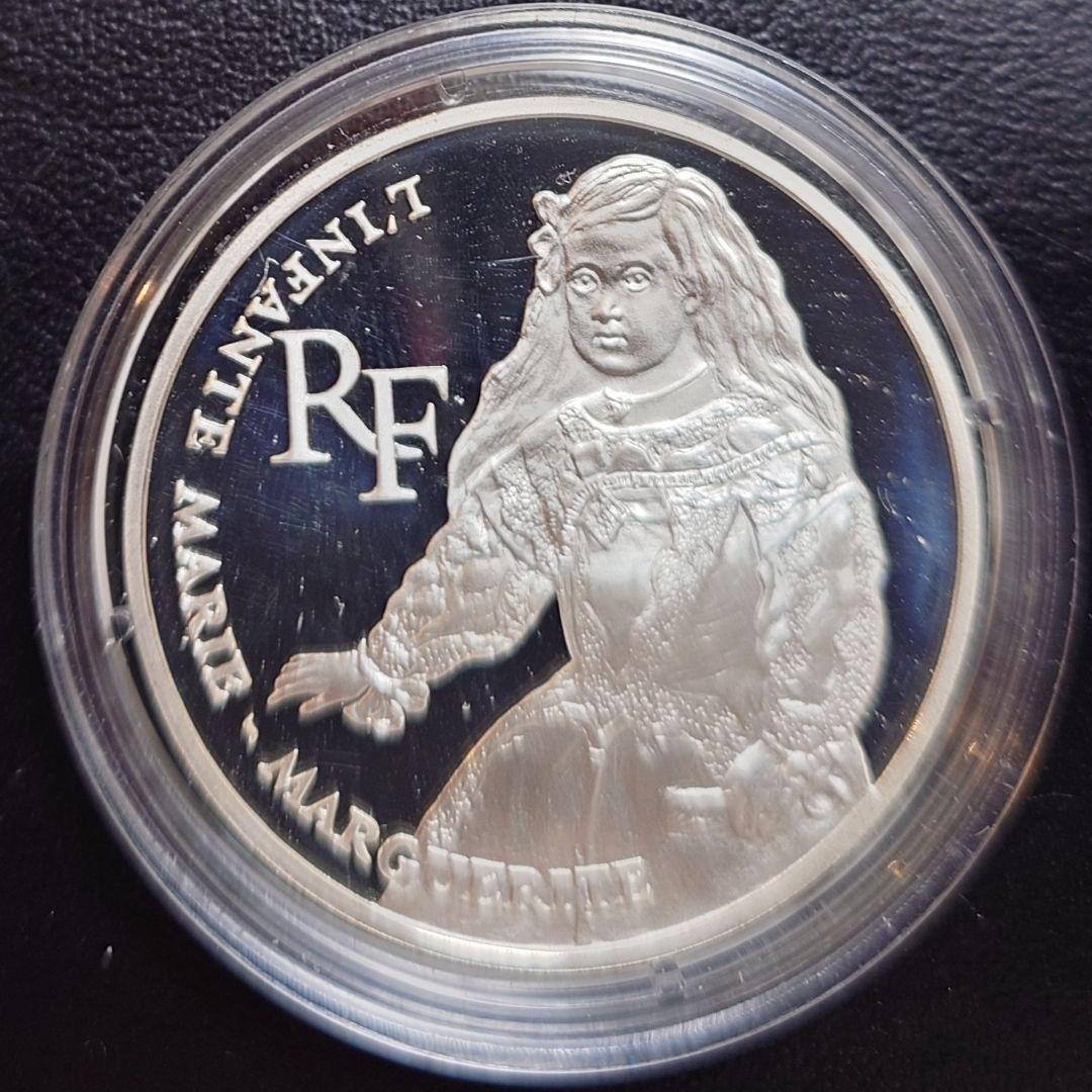 1993年 フランス銀貨100フラン ルーブル美術館200周年記念銀貨SV900