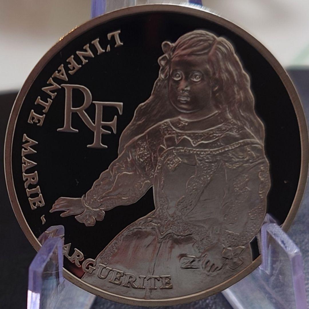 1993年 フランス銀貨100フラン ルーブル美術館200周年記念銀貨SV900