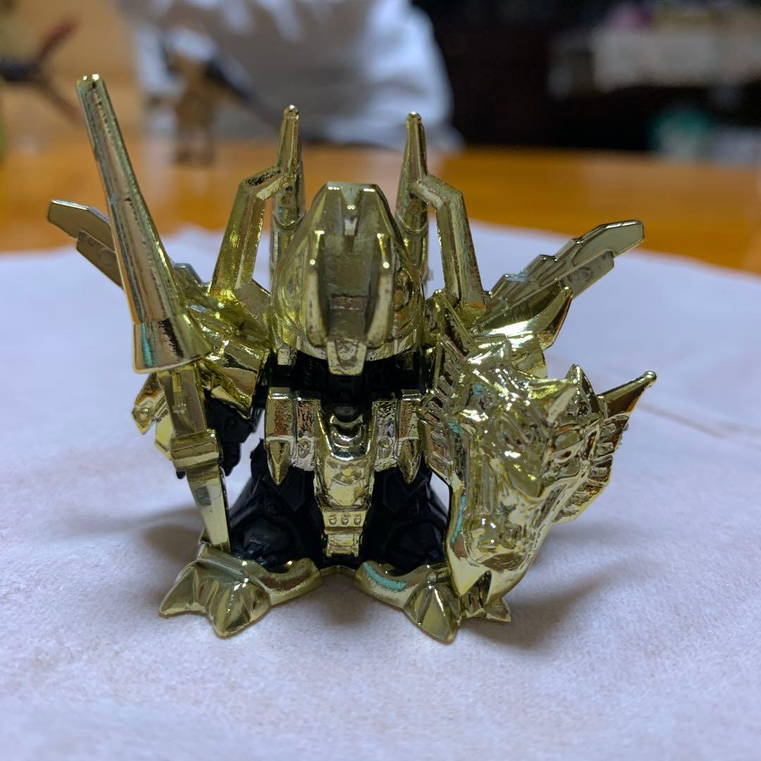 ガン消し　神竜士トルネードランナー　ブルーガンドラゴンパーツ　金メッキ