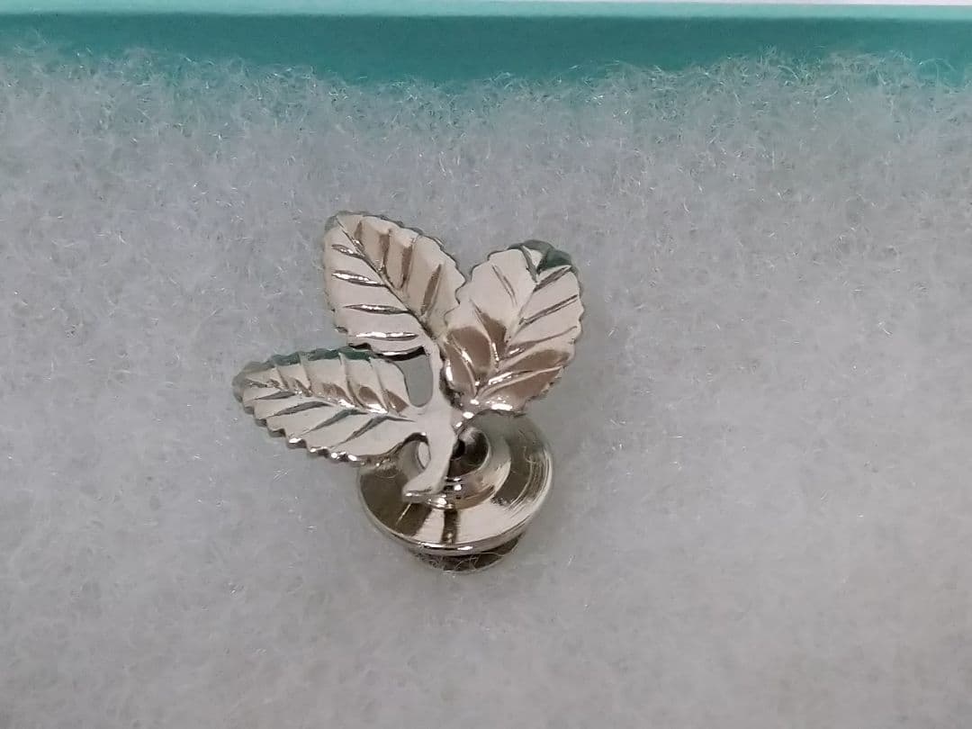 ティファニー　TIFFANY　リーフ　ピン　ブローチ