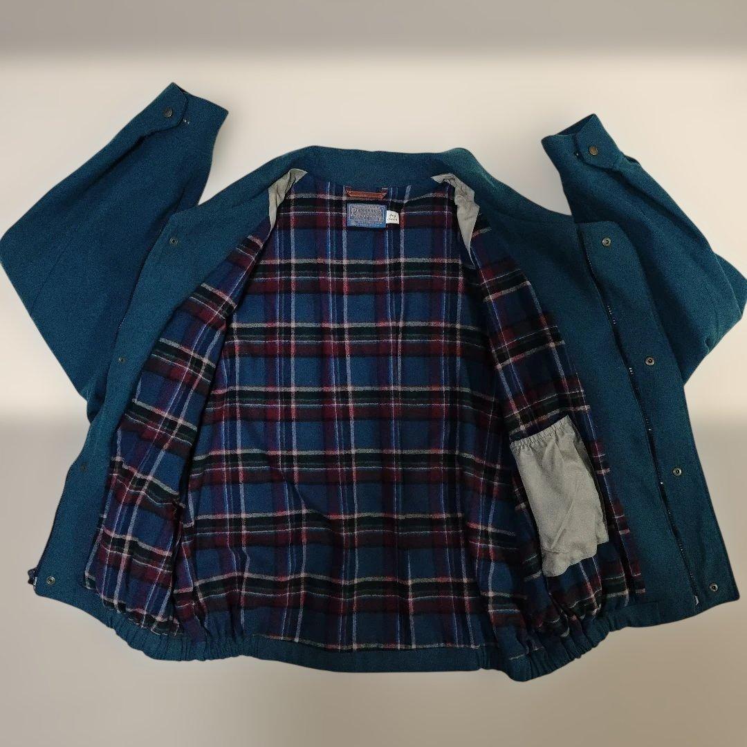 Pendleton 70'sレア ウールジャケット XL ダークティール