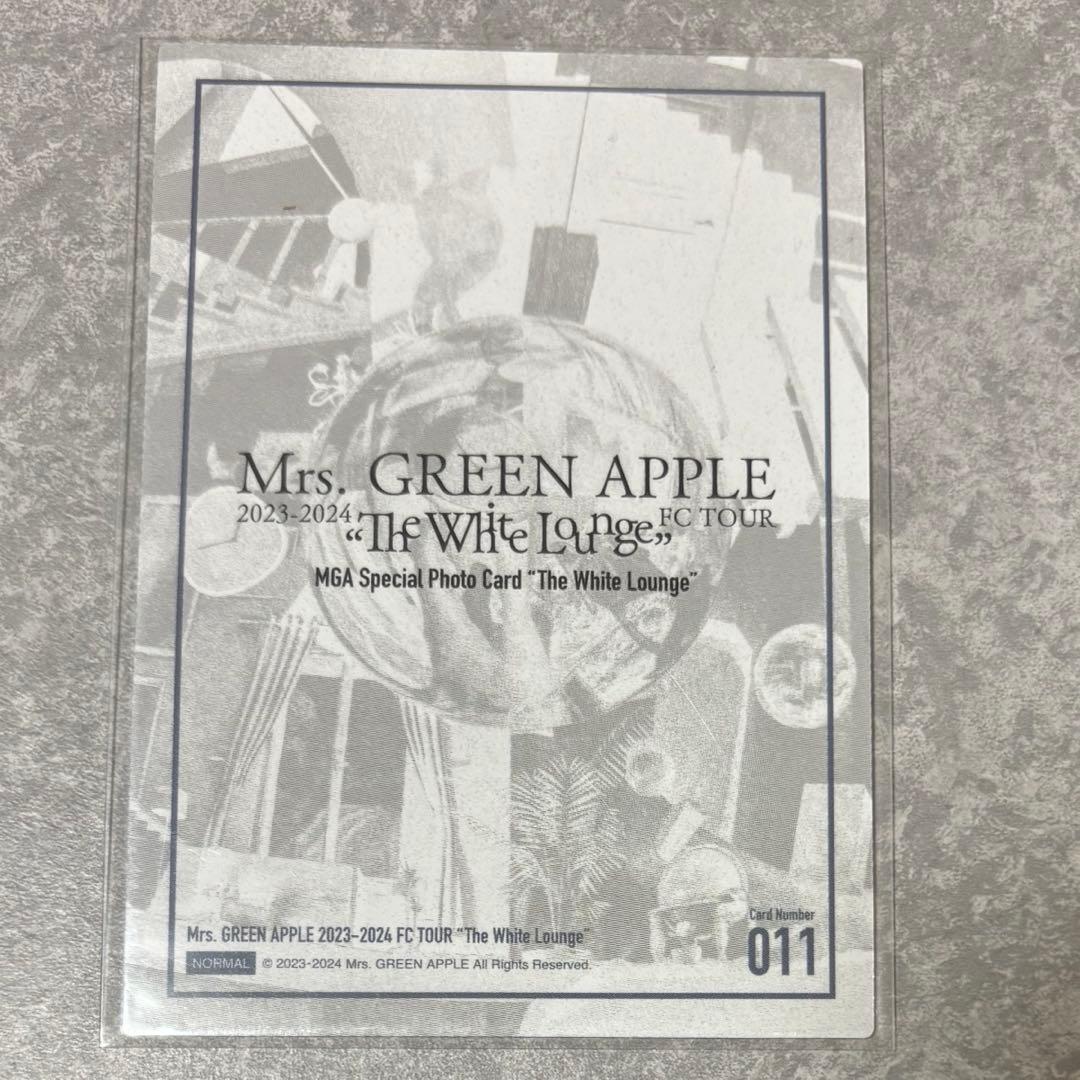 Mrs. GREEN APPLE フォトカード　若井滉斗 大森元貴Utopia