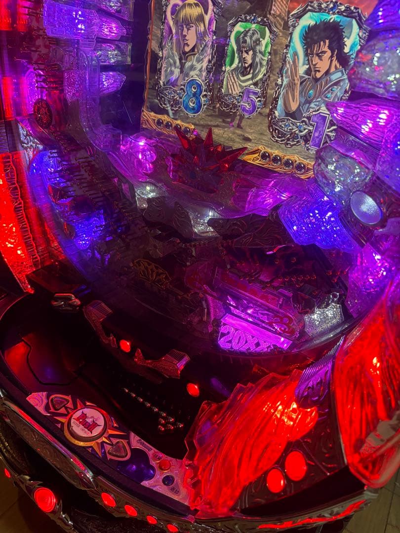 送料込み CR北斗の拳 剛掌 黒王 ver パチンコ実機 循環加工 MAX機