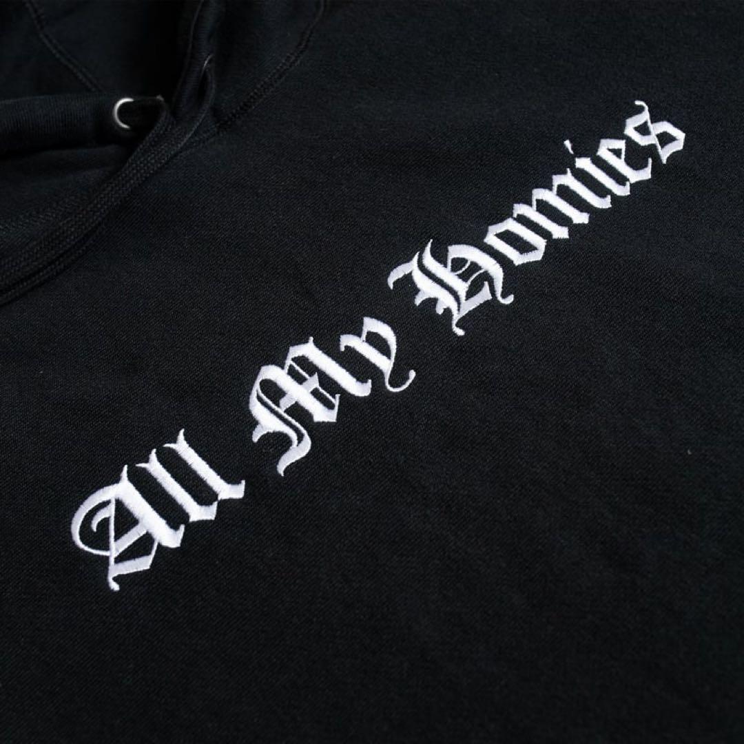 All My Homies ブラック パーカー　【ZORN】