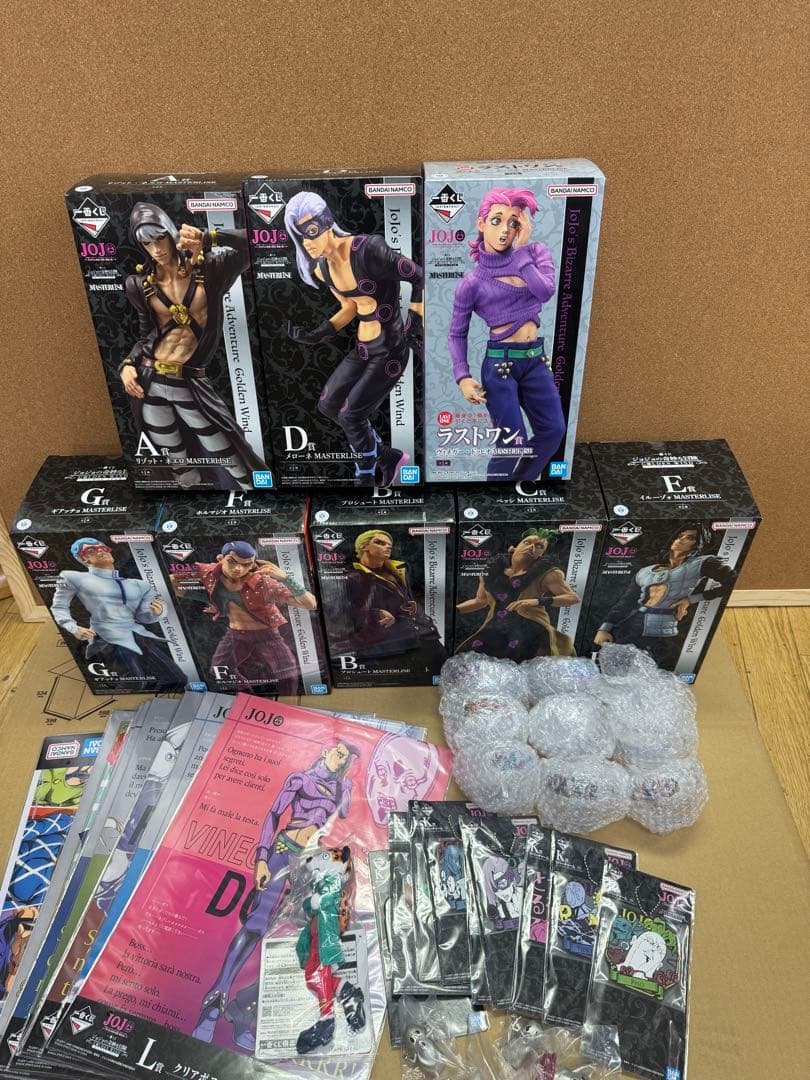 一番くじ　ジョジョの奇妙な冒険　HIT MAN TEAM コンプリートセット
