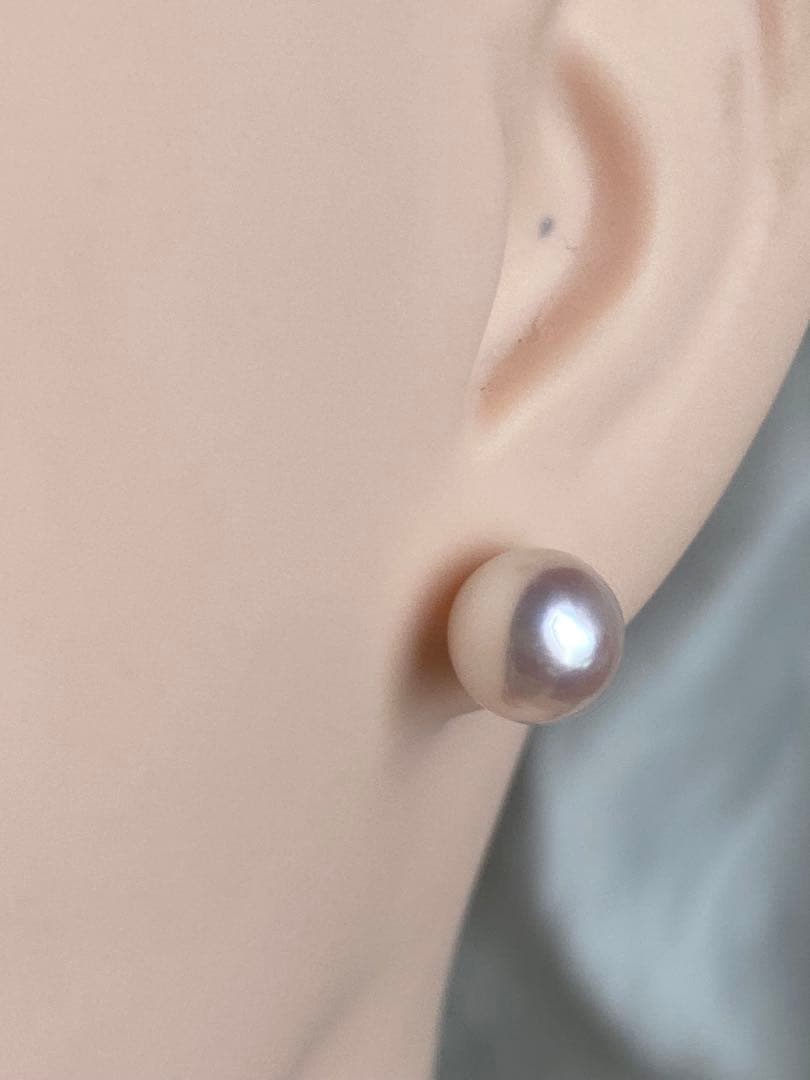 1929 美品❣️天女級のテリ❣️K18❣️あこや真珠7.5-8mm ピアス