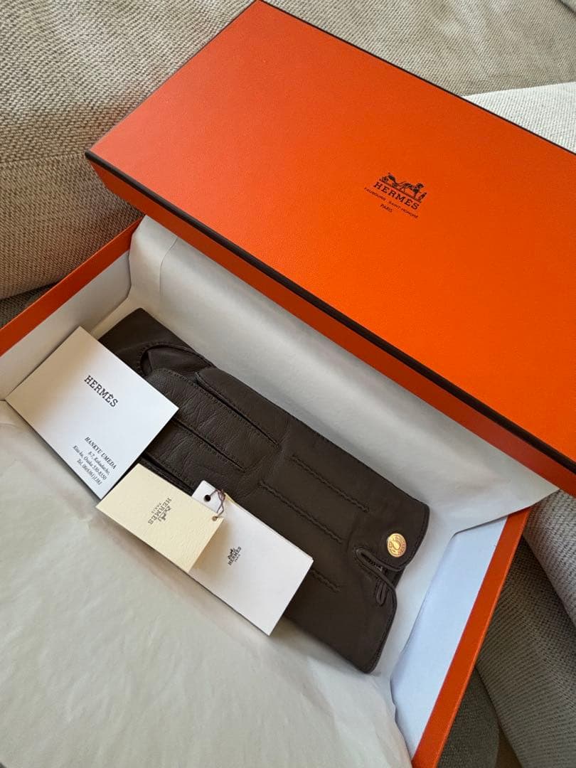 HERMES 手袋　ラム・カシミア　✳︎未使用品