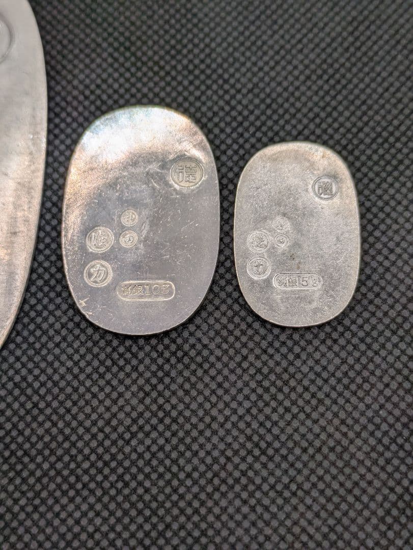 徳力謹製純銀小判３枚セット