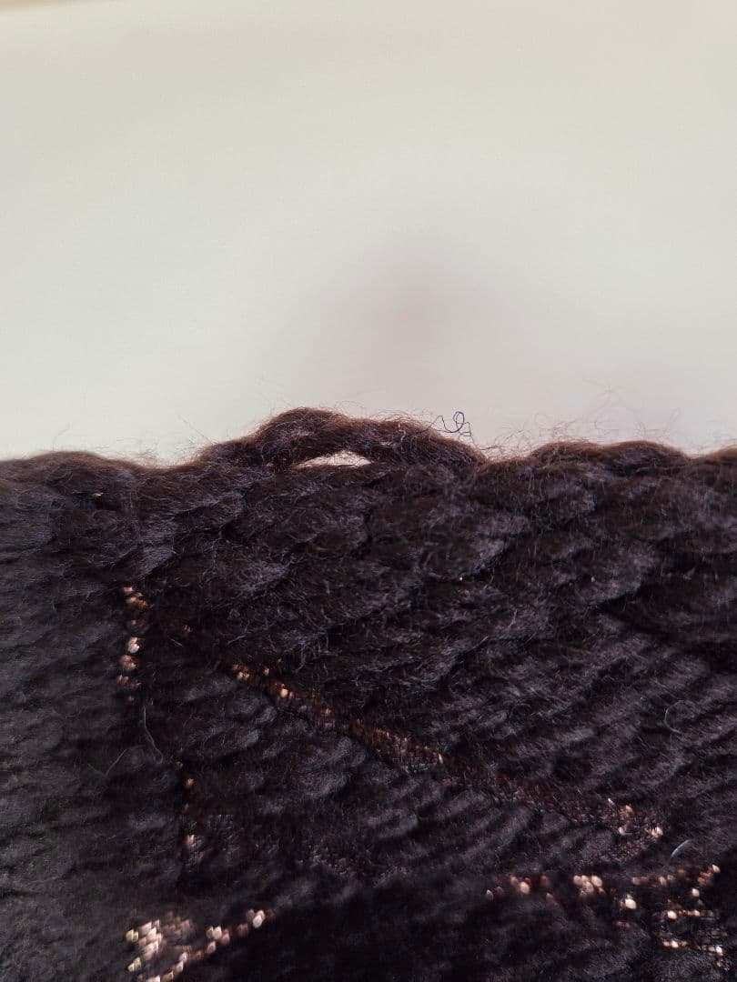 LOUIS VUITTON ブラウン マフラー