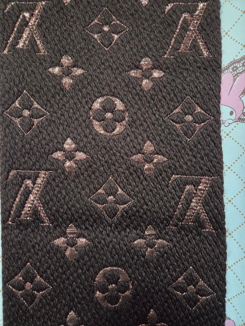 LOUIS VUITTON ブラウン マフラー