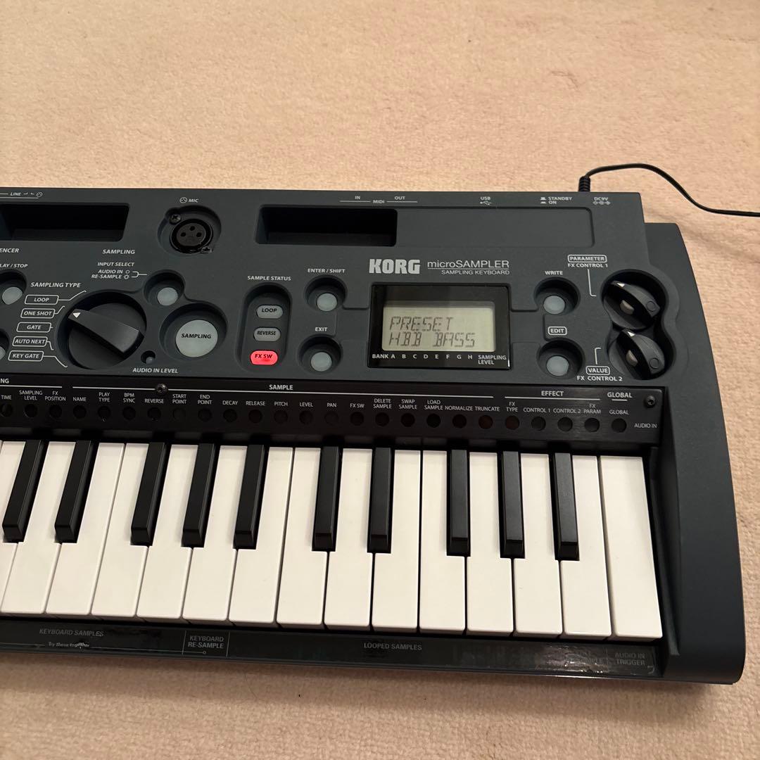 【美品】KORG microSAMPLER 37鍵 マイクロサンプラー