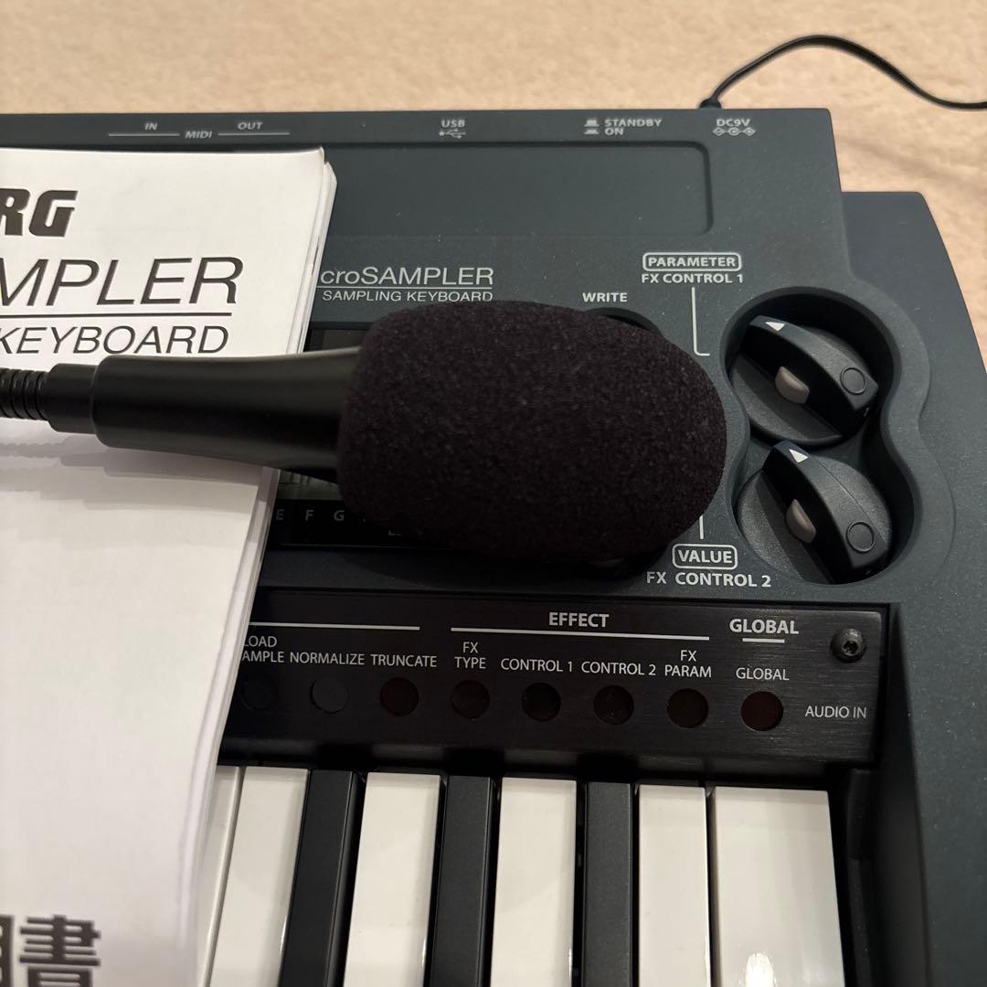 【美品】KORG microSAMPLER 37鍵 マイクロサンプラー